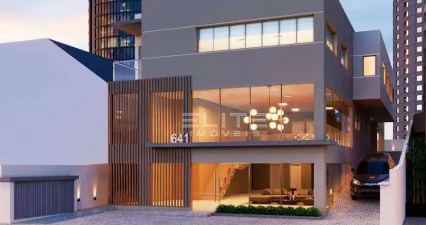 Salão para alugar, 268 m² por r$ 45.000,01/mês - jardim - santo andré/sp