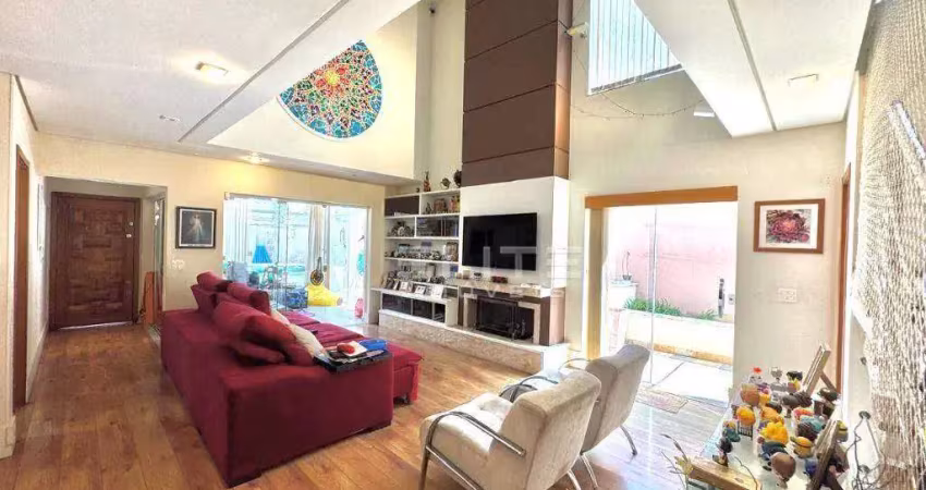 Sobrado com 3 dormitórios para alugar, 399 m² por r$ 10.083,33/mês - jardim - santo andré/sp