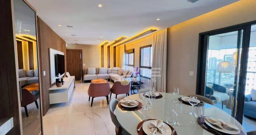 Apartamento no bairro jardim  com 153 mts - totalmente mobiliado !