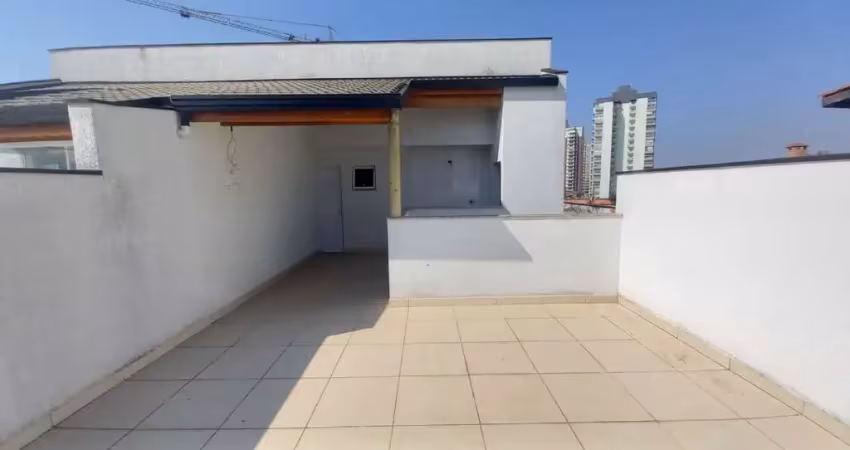 Cobertura com 2 dormitórios à venda, 104 m² por r$ 440.000,00 - vila pires - santo andré/sp