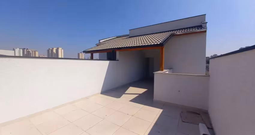 Cobertura com 2 dormitórios à venda, 92 m² por r$ 389.000,00 - vila humaitá - santo andré/sp