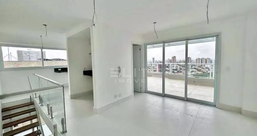 Cobertura com 2 dormitórios para alugar, 124 m² por r$ 6.201,26/mês - jardim - santo andré/sp