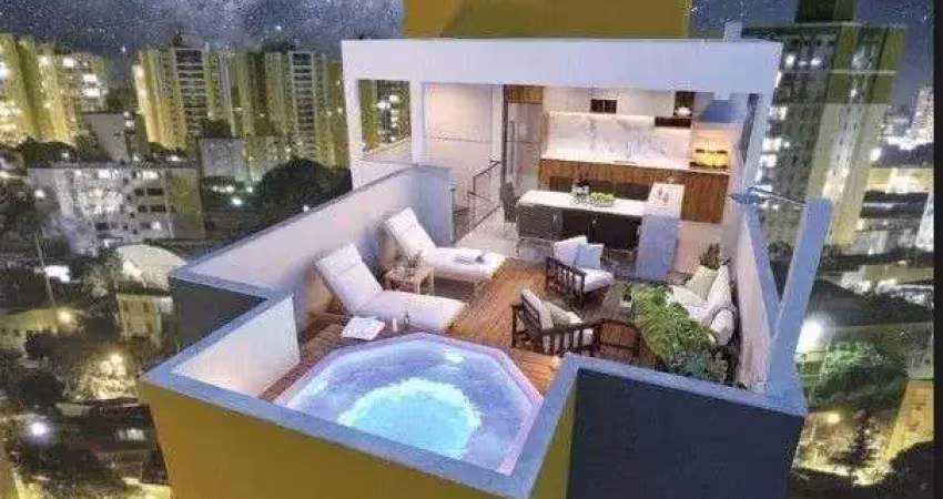 Cobertura com 2 dormitórios à venda, 101 m² por r$ 871.900,00 - jardim - santo andré/sp