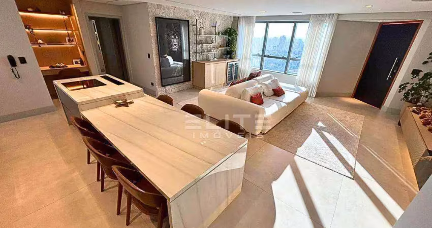 Apartamento com 2 dormitórios à venda, 120 m² por r$ 1.750.000,00 - campestre - santo andré/sp