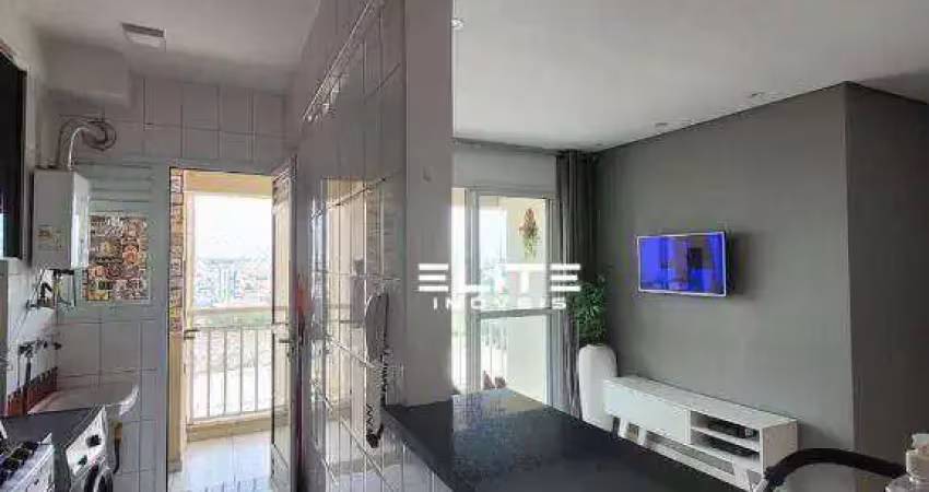 Apartamento com 2 dormitórios para alugar, 57 m² por r$ 3.357,00/mês - campestre - santo andré/sp