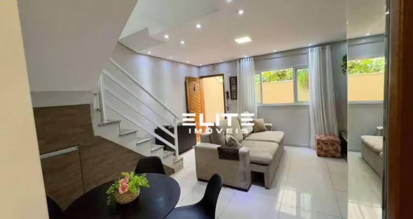 Sobrado com 3 dormitórios 1 suíte à venda, 140 m² por r$ 550.000 - vila curuçá - santo andré/sp