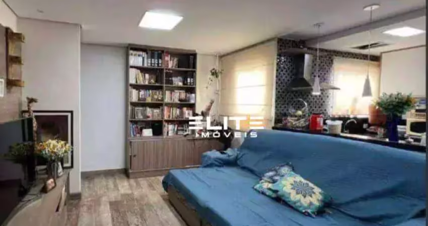 Cobertura com 2 dormitórios à venda, 120 m² por r$ 540.000,00 - vila tibiriçá - santo andré/sp