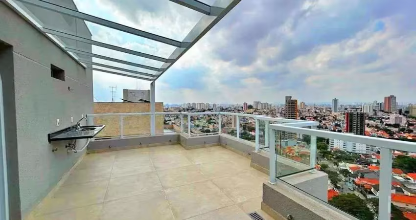 Cobertura com 2 dormitórios à venda, 124 m² por r$ 1.050.000,00 - jardim - santo andré/sp
