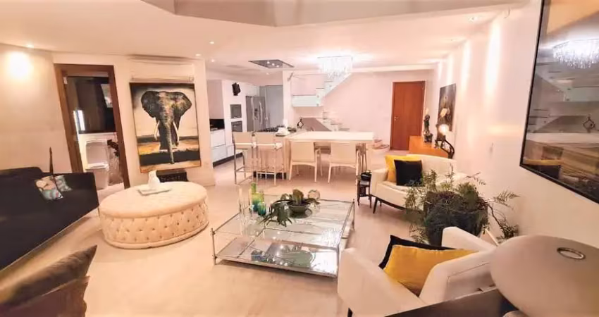 Apartamento duplex com 2 dormitórios à venda, 169 m² por r$ 1.550.000,00 - jardim - santo andré/sp