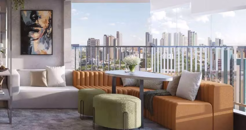 Studio com 1 dormitório à venda, 30 m² por r$ 377.318,97 - jardim - santo andré/sp