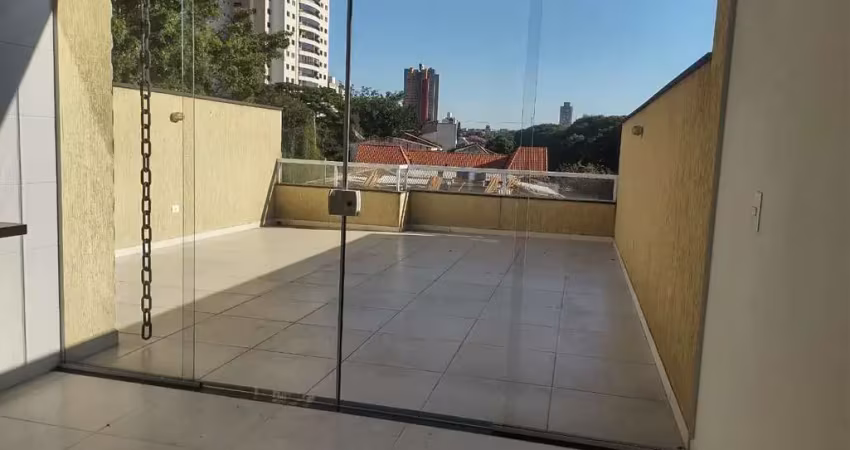 Cobertura com 2 dormitórios à venda, 95 m² por r$ 610.000,00 - jardim - santo andré/sp