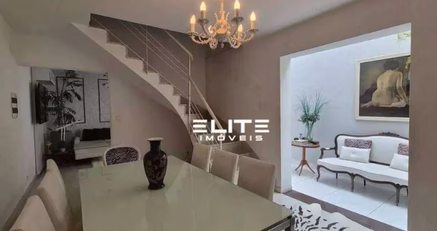 Sobrado para alugar, 305 m² por r$ 10.146,38/mês - jardim - santo andré/sp