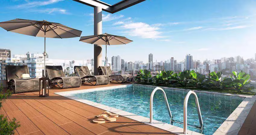 Apartamento com 1 dormitório à venda, 30 m² por r$ 316.000,00 - jardim - santo andré/sp