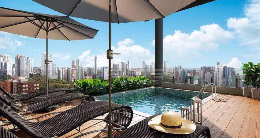 Apartamento com 1 dormitório à venda, 30 m² por r$ 320.000,00 - jardim - santo andré/sp