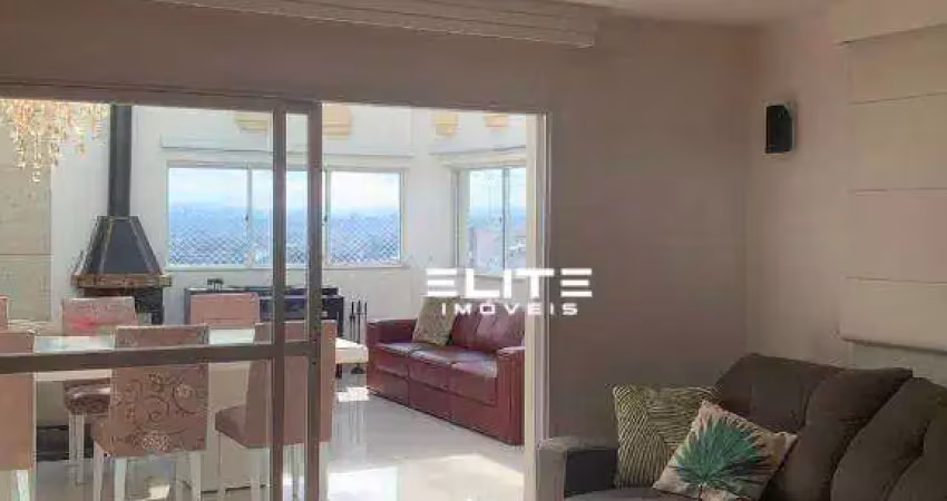 Cobertura com 3 dormitórios para alugar, 229 m² por r$ 15.155,95/mês - jardim - santo andré/sp