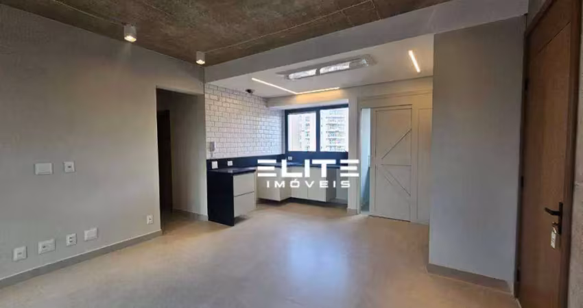 Apartamento com 2 dormitórios para alugar, 95 m² por r$ 7.848,30/mês - jardim - santo andré/sp
