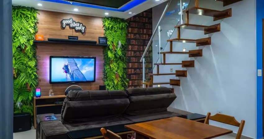 Cobertura à venda, 84 m² por r$ 675.000,00 - vila assunção - santo andré/sp