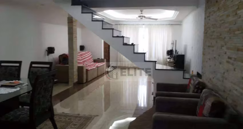 Maravilhoso sobrado na vila scarpelli  263m2ac - 4 vagas de garagem
