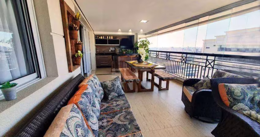 Apartamento com 3 dormitórios à venda, 168 m² por r$ 2.350.000,00 - jardim - santo andré/sp