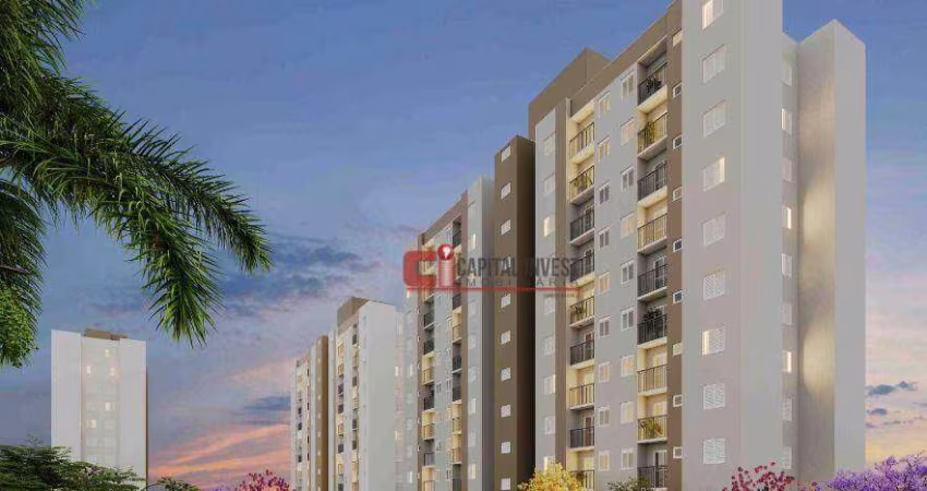 Apartamento com 2 dormitórios à venda, 41 m² por R$ 253.520,00 - Capotuna - Jaguariúna/SP