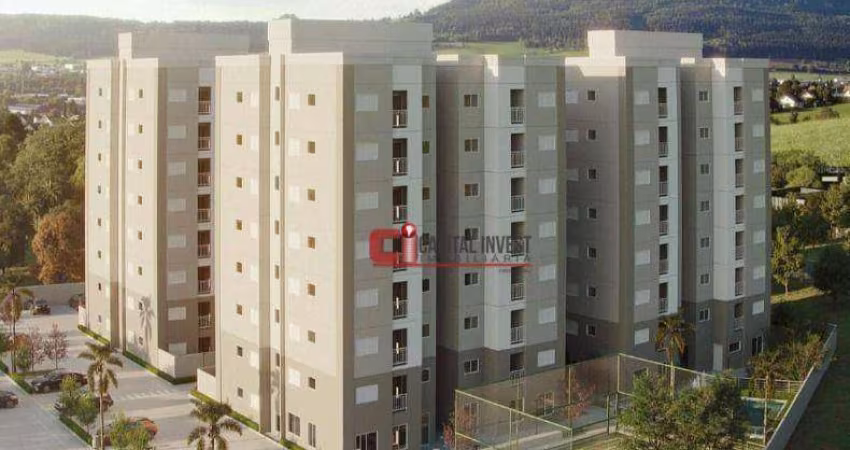 Apartamento com 2 dormitórios à venda, 49 m² por r$ 290.000,00 - dona luiza - jaguariúna/sp