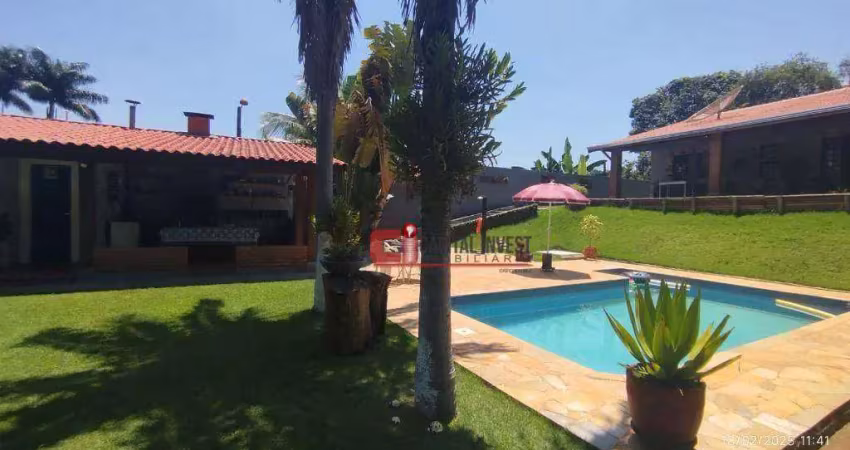 Chácara com 3 dormitórios à venda, 1066 m² por r$ 1.540.000 - condomínio ana helena - jaguariúna/sp