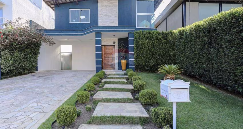 Casa para Locação no Aruã Eco Park Lagos em Mogi das Cruzes com reserva e pomar ao fundo