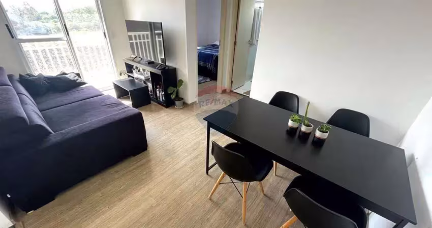 Apartamento para locação com 50 m² com vista para a serra, 2 dormitório, no condomínio máximo mogi, na vila mogilar em mogi das cruzes-sp