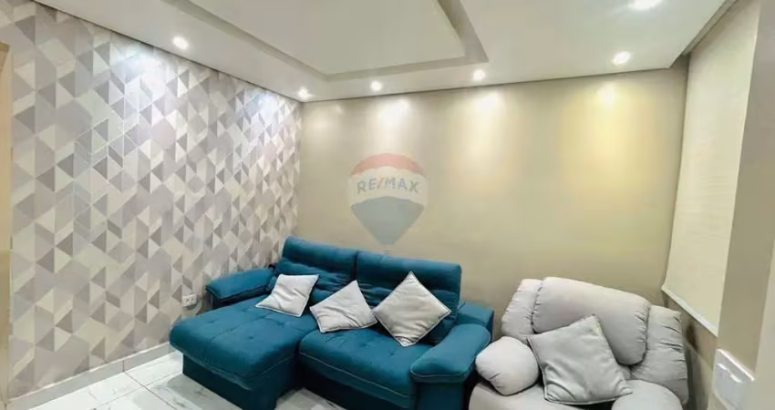 Linda casa térrea, duas vagas de garagem, com 68,5 m², no bairro vila cintra, mogi das cruzes, são paulo.