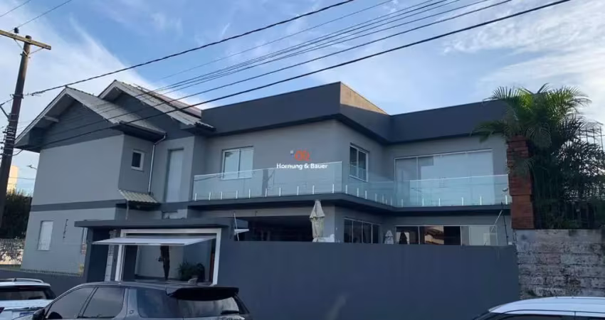 Casa à venda com piscina e vista da cidade em campo bom