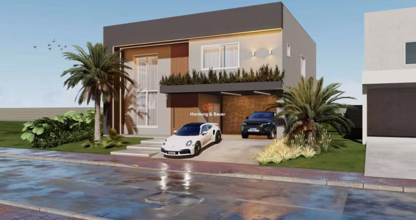 Casa exuberante à venda no Centro de Portão - Condomínio Nelsi Haas! Imóvel em construção!
