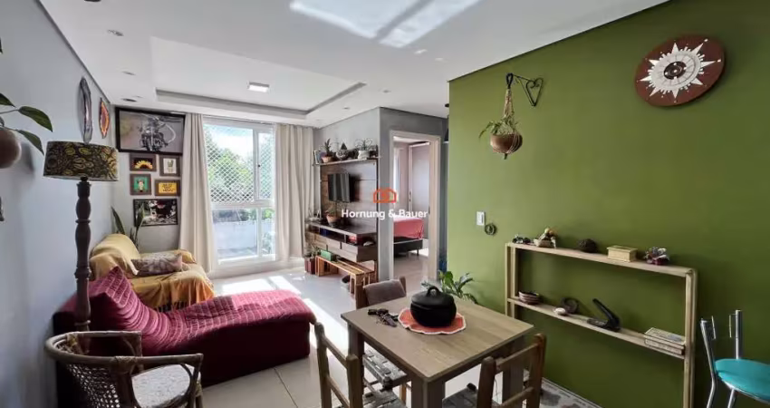 Apartamento à venda com churrasqueira e móveis planejados na cidade de Estância Velha - Bairro União