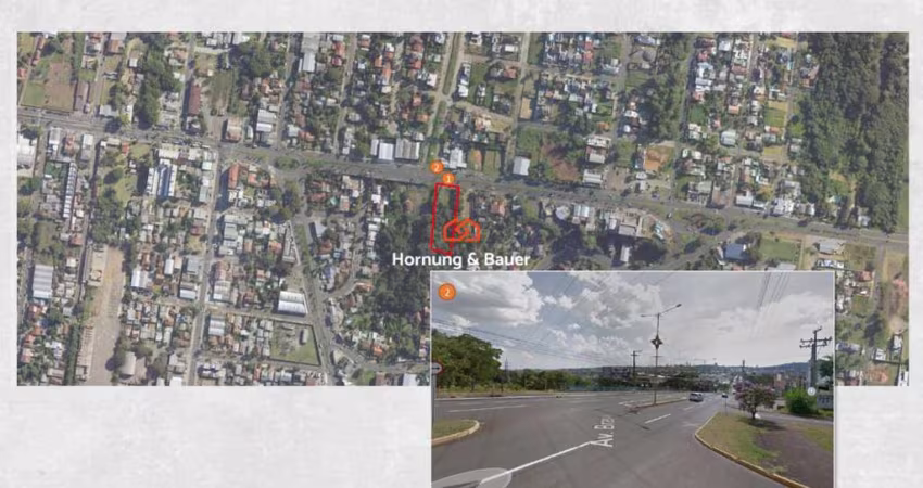 Terreno com 3.232,90m² de área total à venda em Campo Bom, bairro Imigrante!