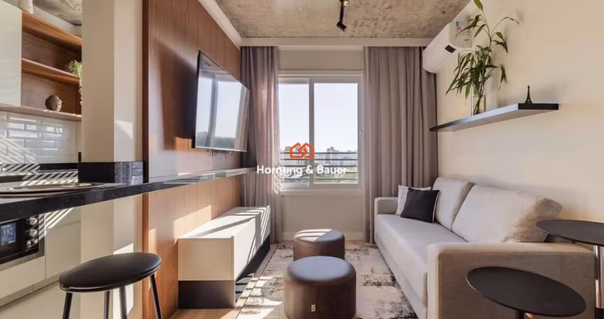 Apartamento mobiliado à venda no Centro de Novo Hamburgo - Residencial Monreale