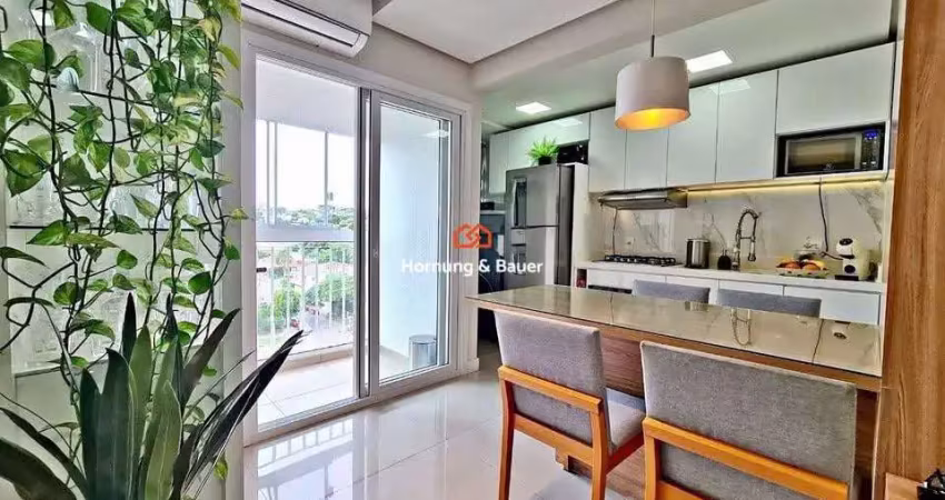 Apartamento semimobiliado à venda em novo hamburgo - ed. residencial bento gonçalves i