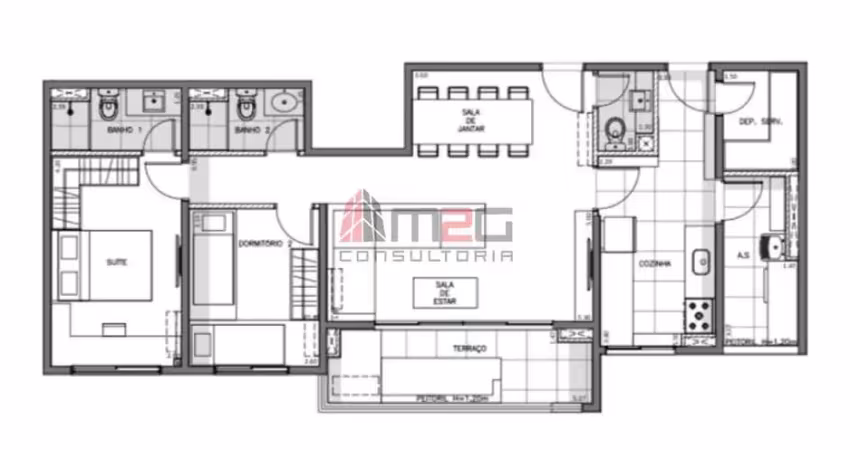 Loft com 2 quartos à venda no Parque Industrial Tomas Edson, São Paulo 