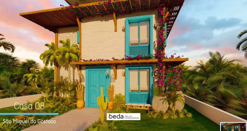 Ibeda- Vela Santo Cristo Casa à venda em São Miguel do Gostoso, 3 suítes, 188m2