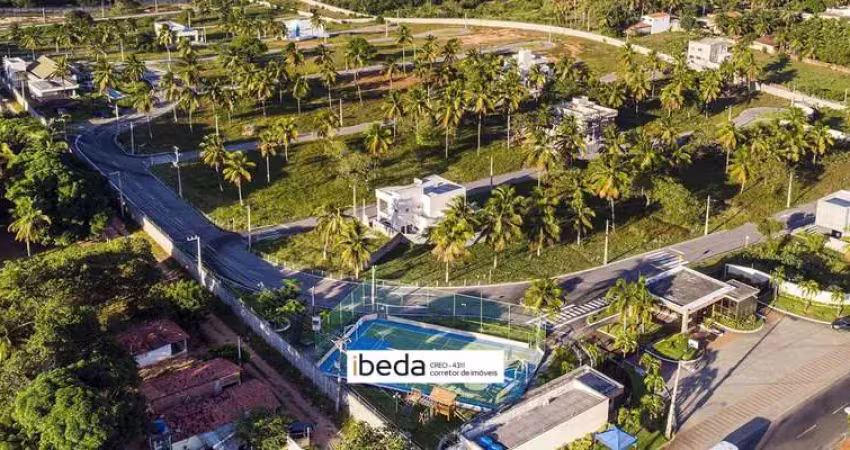 Terreno no condominio vila flor no bairro pium com 280m2, lazer completo, seguro