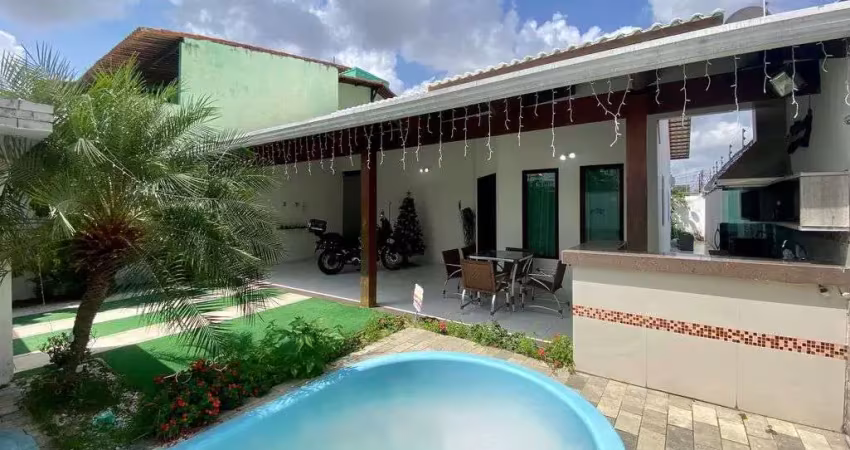Ibeda - casa á venda no emaús sala, cozinha 3 suítes, 3 vs, gourmet, piscina, 3v