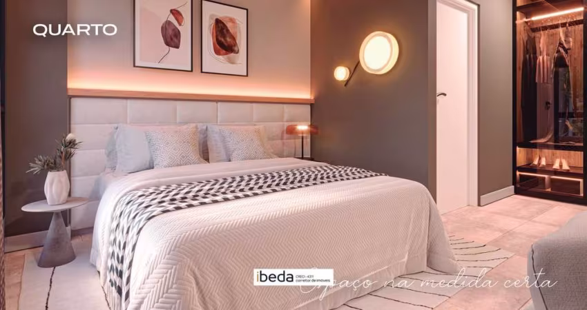 ibeda - Flat a venda em Ponta Negra. Localização central. Sala, suíte, cozinha.