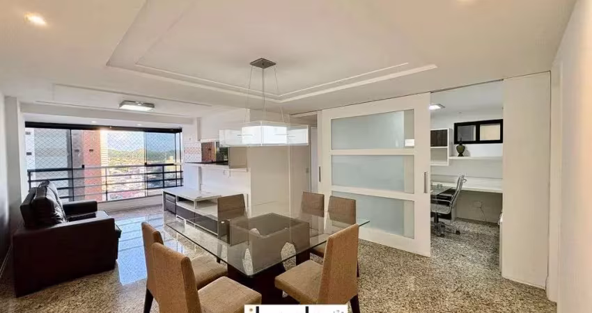 Ibeda - apartamento 120m² à venda em lagoa nova. sala, 2 suítes + quarto 2 vagas