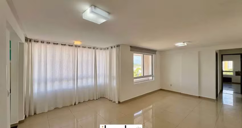 Ibeda - apartamento para locação no capim macio. sala, 2 suítes + 1 semi, 3 vgs.
