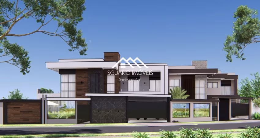 A PARTIR DE R$ 1.900.000 - SOBRADOS ALTO PADRÃO NA PLANTA COM 3 SUÍTES, 4 VAGAS, IGUAÇÚ, ARAUCÁRIA/PR.