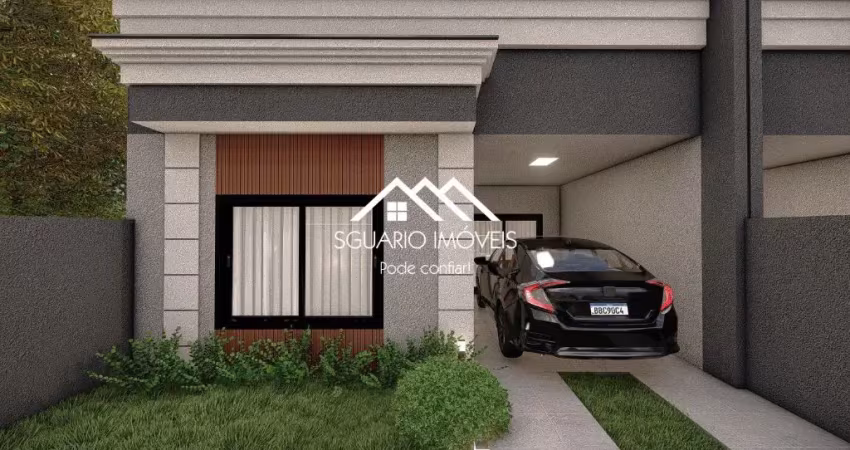 R$ 550 mil - casa (na planta) 82 m², 3 quartos (1 suíte), costeira, araucária/pr.
