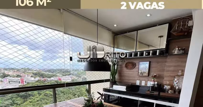 3 quartos no brisas residencial clube reformado com dependência completa 02 vagas