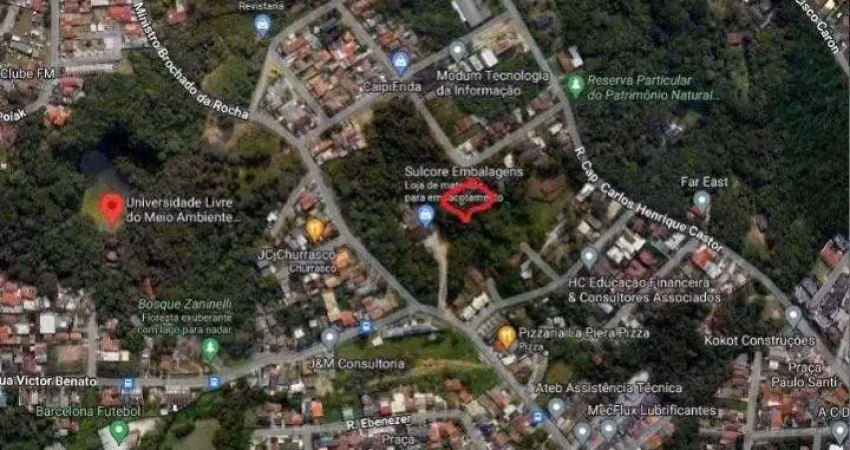 Terreno à venda na Rua Mateus Leme, São Lourenço, Curitiba