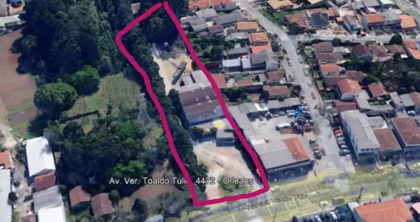 Terreno à venda na Avenida Vereador Toaldo Túlio, 4472, Orleans, Curitiba