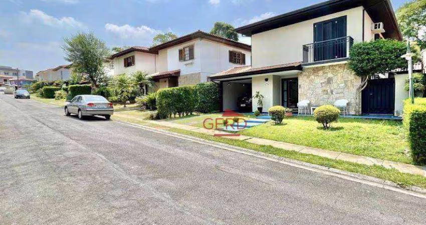 Casa Contemporânea no Cond. Carmel (SP II) – 4 Dorms, 3 Suítes, Gourmet, Lazer Completo e Vista para APP – Cotia/SP