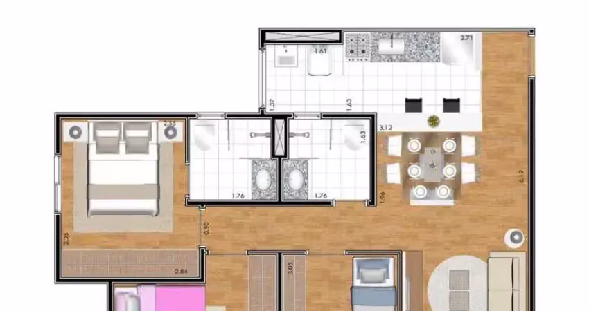Apartamento com 3 dormitórios à venda, 68 m² por r$ 429.000,00 - santo antônio - osasco/sp