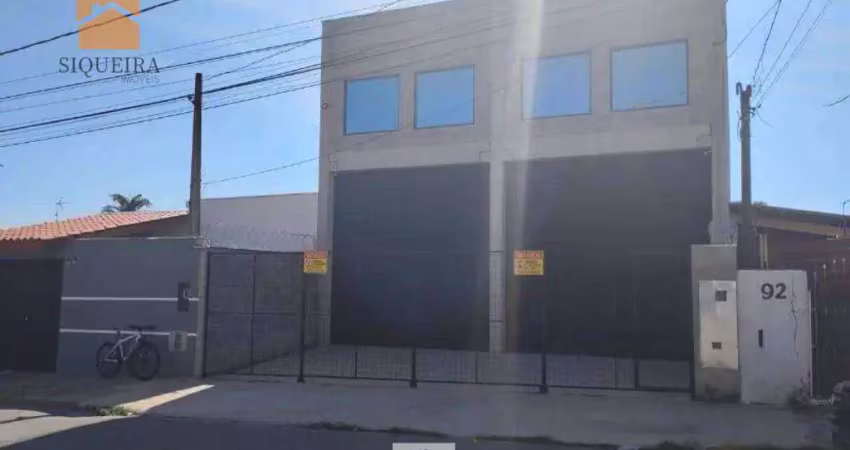 Galpão para alugar, 290 m² por r$ 6.880,00/mês - jardim guarujá - sorocaba/sp